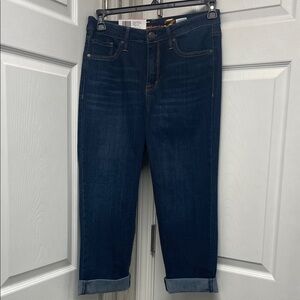 Seven7 Tower Straight Crop Relaxed Fit Jeans Size 6 NWT